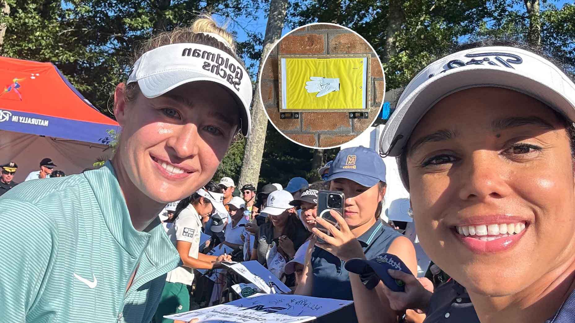 How a signed Nelly Korda glove became a treasured gift to kids half a world away