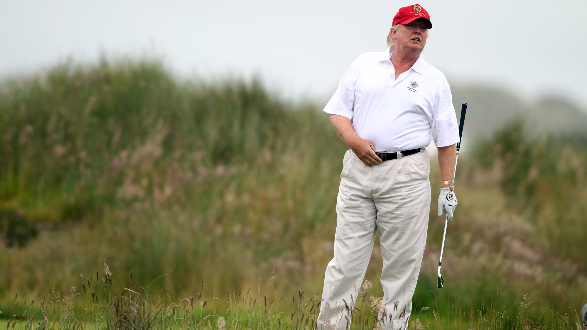President Trump on golf course