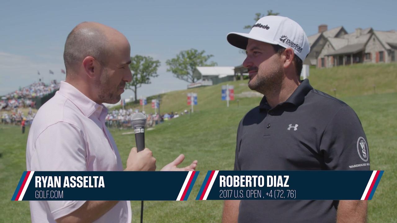Roberto Diaz's wild week at Erin Hills