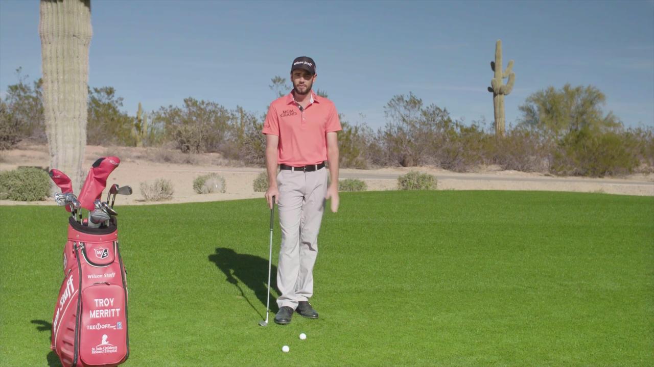 Tour Pro Tip: How to pitch from any lie with Troy Merritt